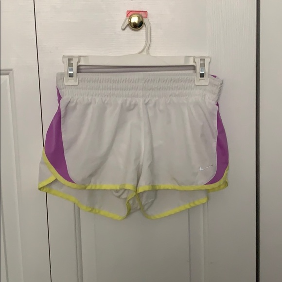 White Dri-Fit Nike Shorts - Picture 1 of 3